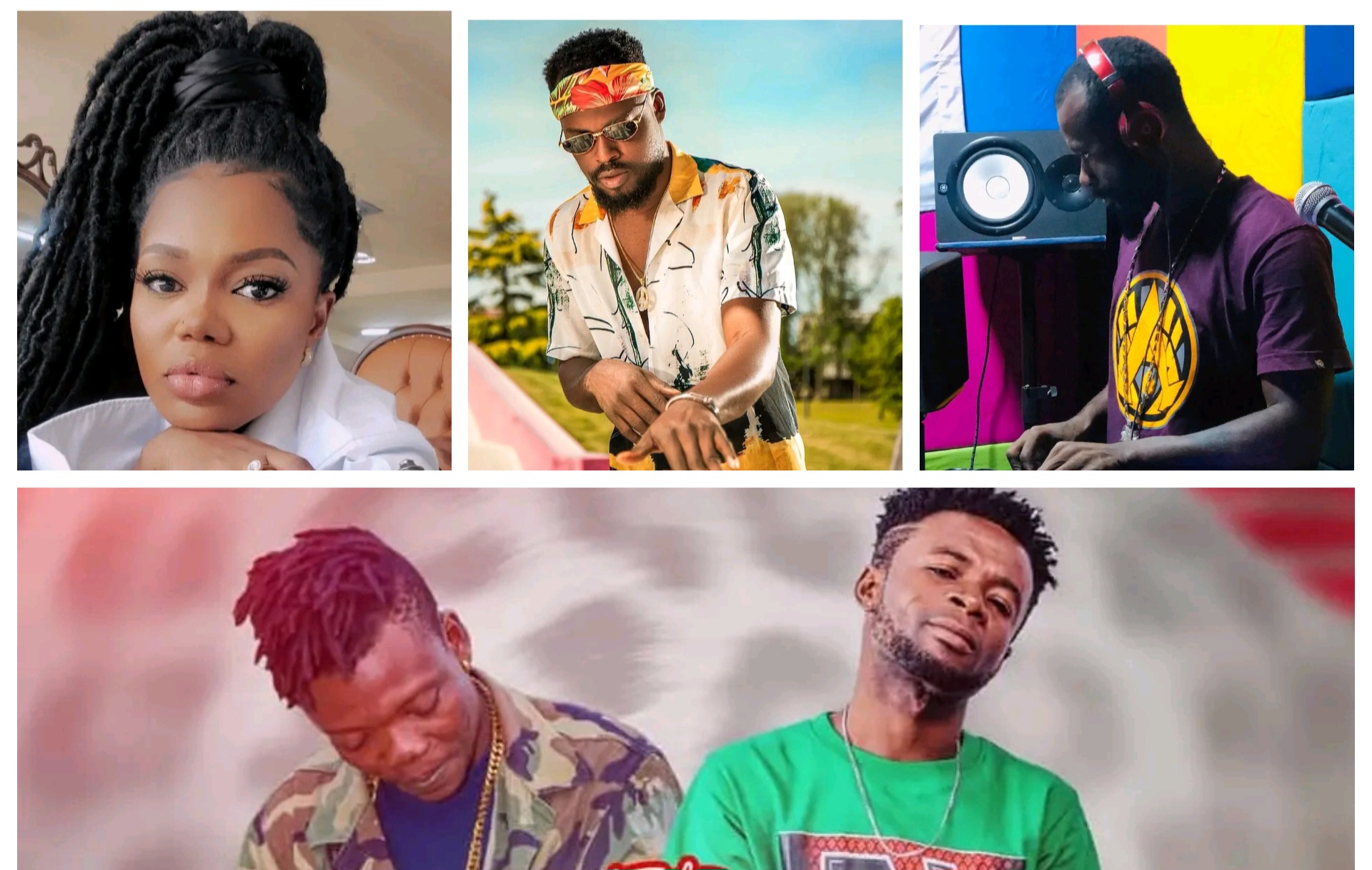 MzbeL,Master Garzy, and Dj  Manni endorse Fresh Faya’s new song he featured Rolex B on ( See screenshots)