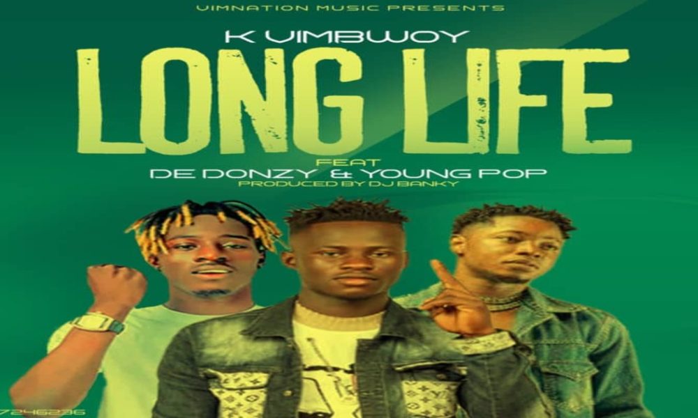 K Vimbwoy drops a new song featuring Young Pop and Striker De Donzy titled “long life” (listen below)