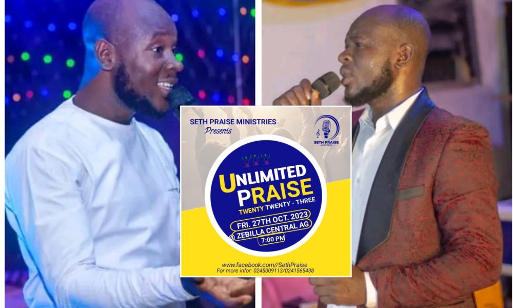 Seth Praise prepares to stage a Second Edition of his gospel show “unlimited praise” in Zebilla
