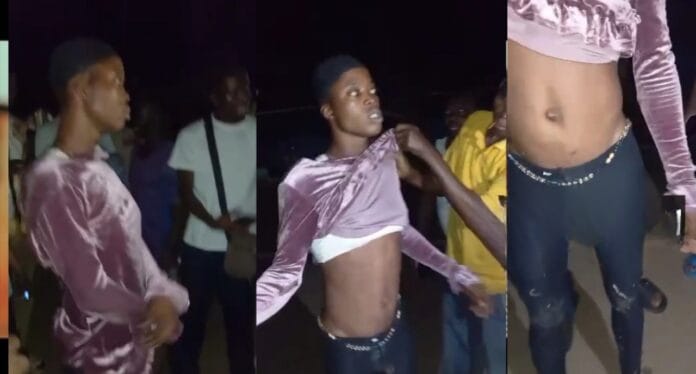 (Navrongo)A young man who parades himself as a lady has been arrested for trying to scam guys [Video]