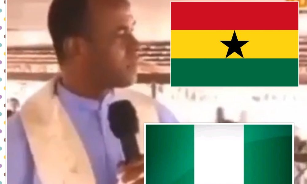 “Is it not shameful? ” Nigerian pastor fumes as his church members give thanks to God for getting visa to Ghana(video)