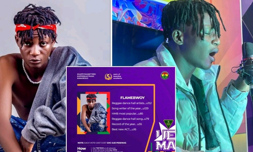 FlameBwoy Wins Reggae Dancehall Artist of the Year at 2023 Upper East Music Awards